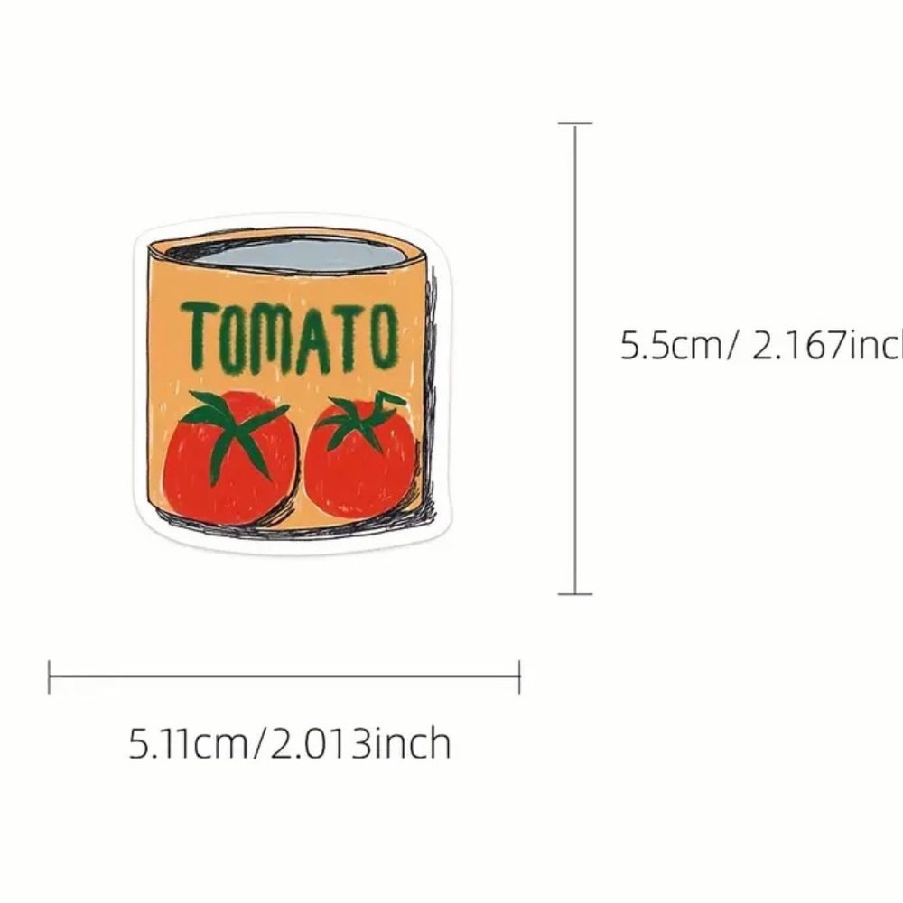 Colorful Italian-Themed Stickers Set of 50 Nautical Sailing Amalfi Tomato Drinks - Picture 9 of 9